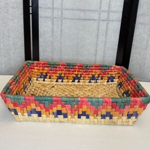 Colorful Woven Basket